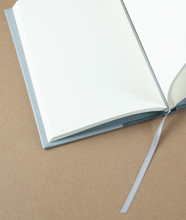 Semikolon Lined Notebook, A5, Stone & Slate