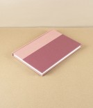 Semikolon Lined Notebook, A5, Dusty Pink & Plum