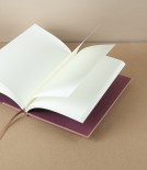 Semikolon Lined Notebook, A5, Dusty Pink & Plum