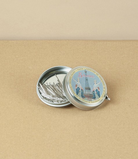 Eiffel Tower Tin of No.5 Dressmaker Pins