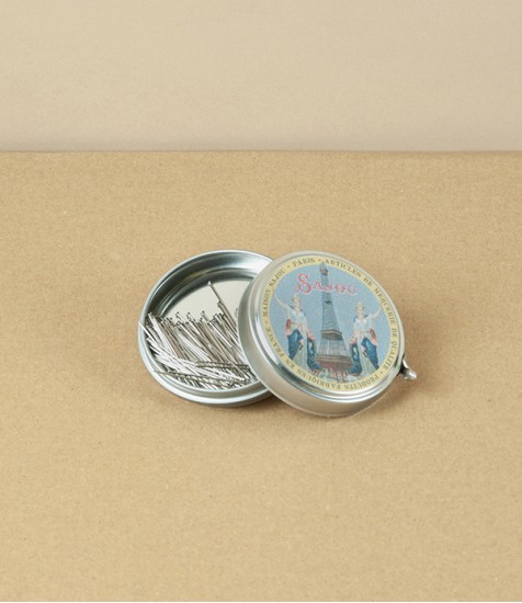 Eiffel Tower Tin of No.5 Dressmaker Pins