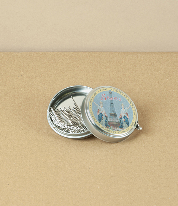 Eiffel Tower Tin of No.5 Dressmaker Pins