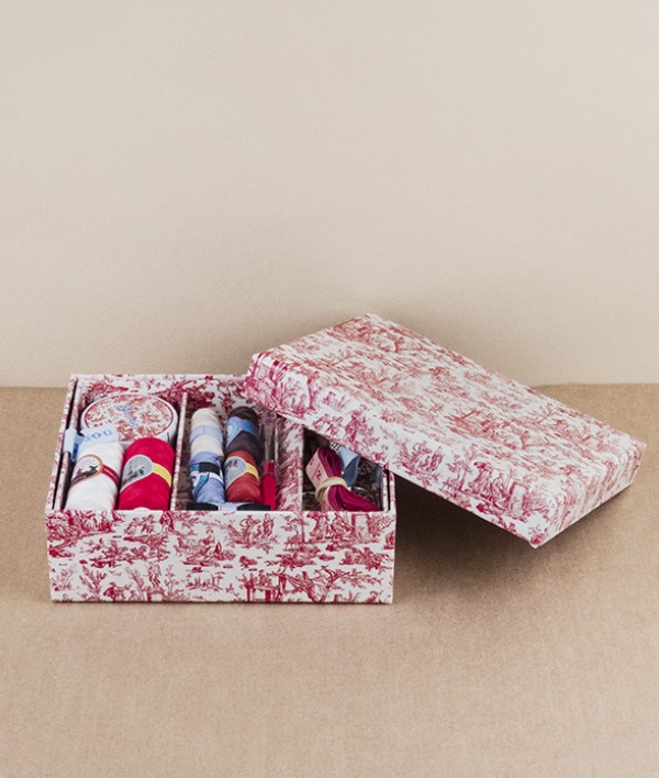 Maison Sajou Sewing Set, Toile de Jouy
