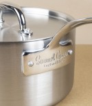 English Stainless Steel Tri-ply Lidded Saucepan, 3l