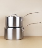 English Stainless Steel Tri-ply Lidded Saucepan, 3l