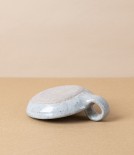 Simon Horton Candle Holder, Stoneware, Ash