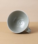 Simon Horton Stoneware Coffee Cup, Ash