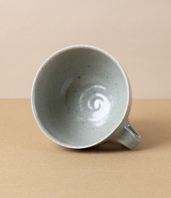 Simon Horton Stoneware Coffee Cup, Ash