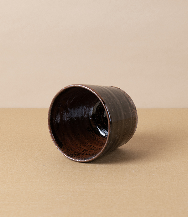 Simon Horton Stoneware Espresso Pot, Tenmoku