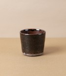 Simon Horton Stoneware Espresso Pot, Tenmoku