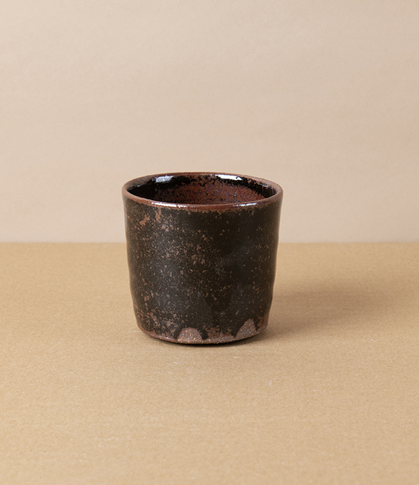 Simon Horton Stoneware Espresso Pot, Tenmoku