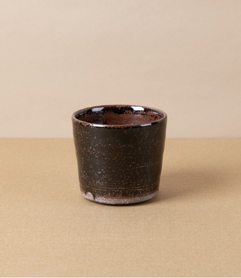 Simon Horton Stoneware Espresso Pot, Tenmoku