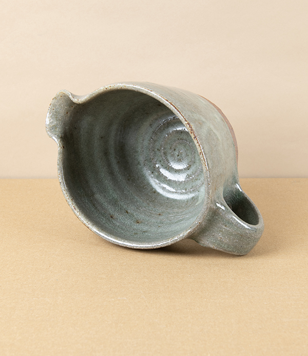 Simon Horton Stoneware Gravy Jug, Birch Ash