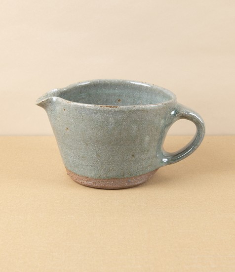 Simon Horton Stoneware Gravy Jug, Birch Ash