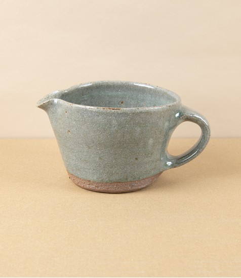 Simon Horton Stoneware Gravy Jug, Birch Ash