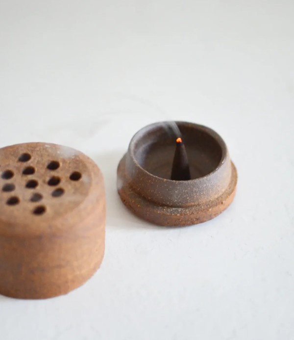 Simon Horton Unglazed Incense Burner