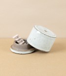 Simon Horton Incense Box, Stoneware, White Nuka