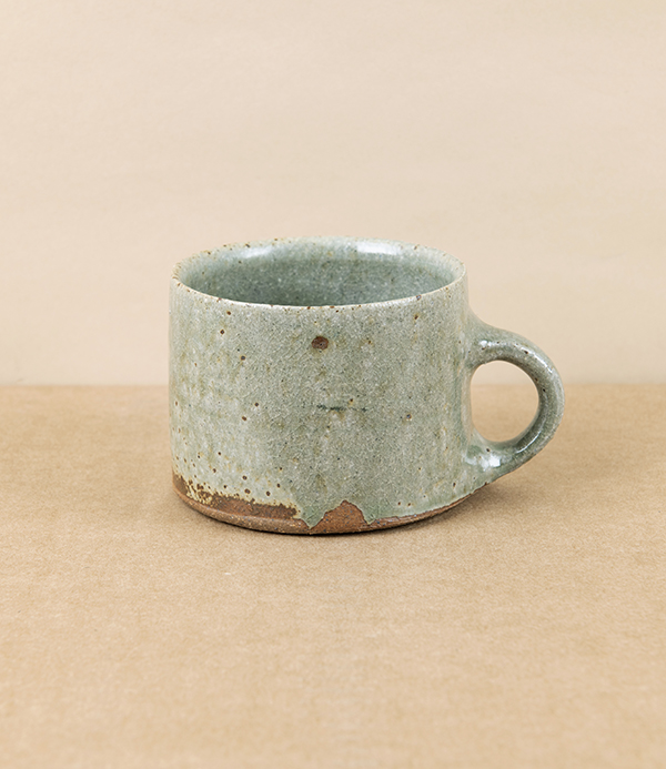 Simon Horton Stoneware Short Mug, Ash