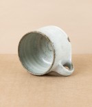 Simon Horton Stoneware Short Mug, White Nuka