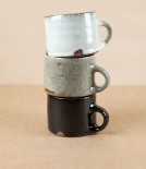 Simon Horton Stoneware Short Mug, Ash