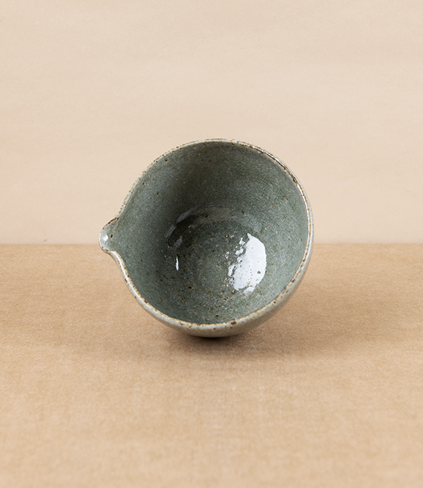 Simon Horton Mini Pouring Bowl, Stoneware, Ash