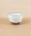 Simon Horton Mini Pouring Bowl, Stoneware, White Nuka