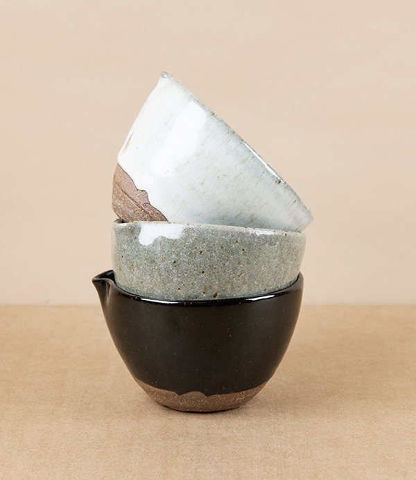 Simon Horton Mini Pouring Bowl, Stoneware, Tenmoku