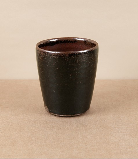Simon Horton Stoneware Tumbler, Tenmoku