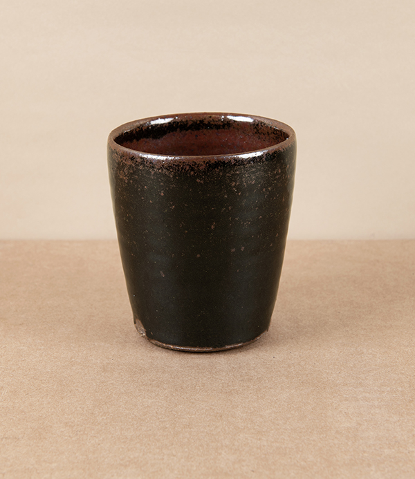 Simon Horton Stoneware Tumbler, Tenmoku