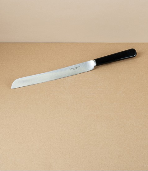 Sheffield Black Handled Bread Knife (Pre-order)