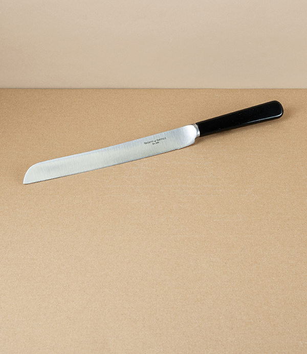 Sheffield Black Handled Bread Knife (Pre-order)