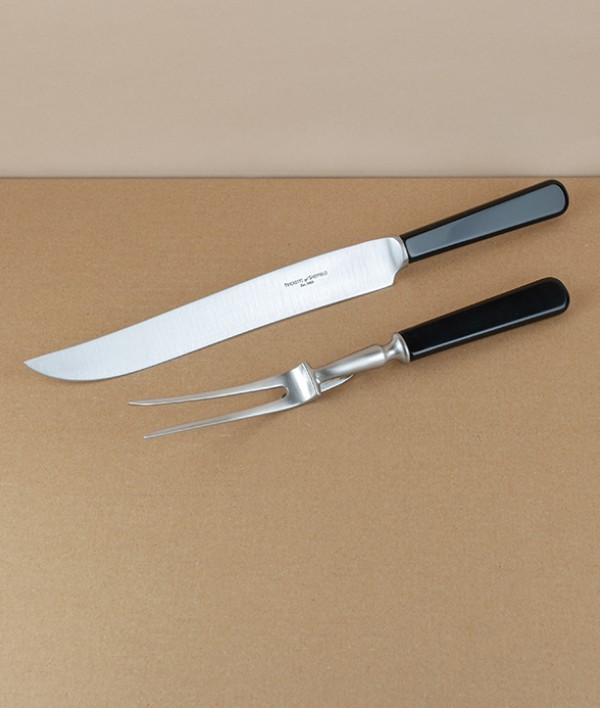 Sheffield Black Handled Carving Set (Pre-order)