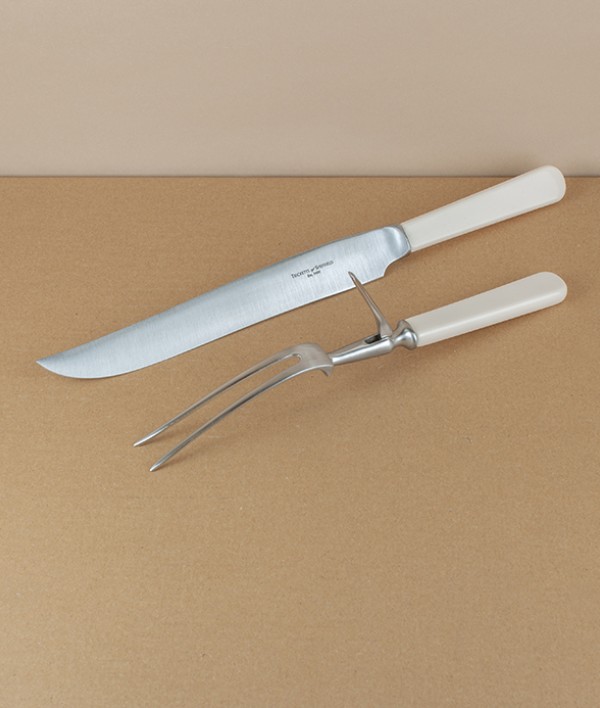 Sheffield Cream Handled Carving Set (Pre-order)