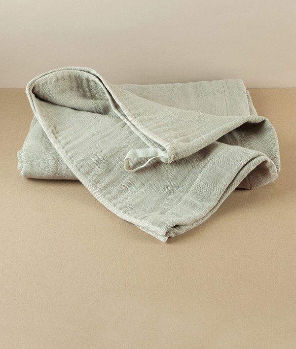 Japanese Shinto Gauze Bath Towel, Beige