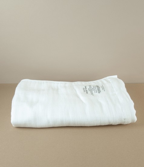 Japanese Shinto Gauze Bath Towel, White