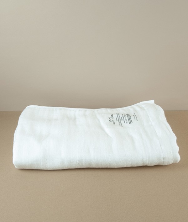 Japanese Shinto Gauze Bath Towel, White
