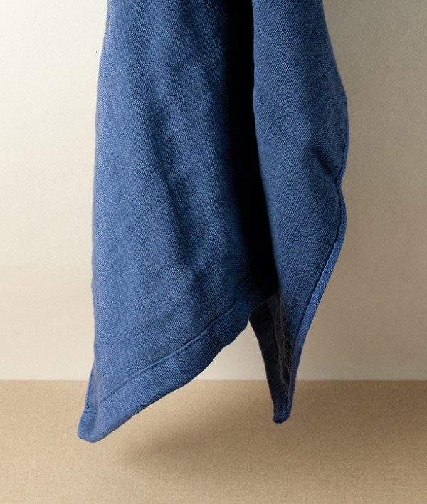 Japanese Shinto Gauze Hand Towel, Navy