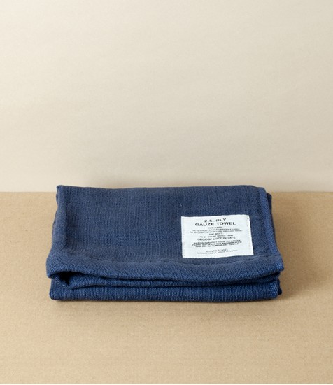 Japanese Shinto Gauze Hand Towel, Navy