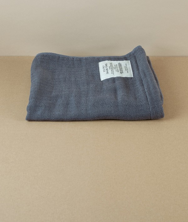 Japanese Shinto Gauze Hand Towel, Grey