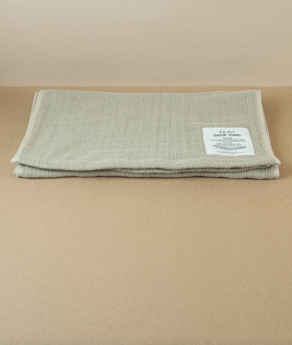 Japanese Shinto Gauze Shoulder Towel, Beige