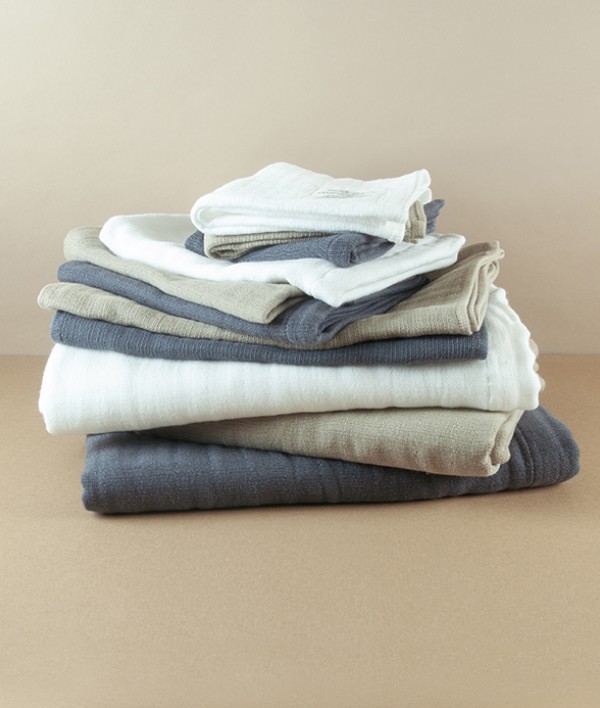 Japanese Shinto Gauze Bath Towel, Grey