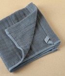 Japanese Shinto Gauze Wash Cloth, Grey