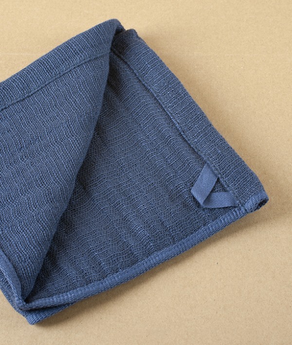 Japanese Shinto Gauze Wash Cloth, Navy