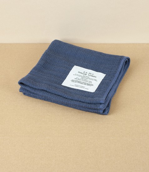 Japanese Shinto Gauze Wash Cloth, Navy
