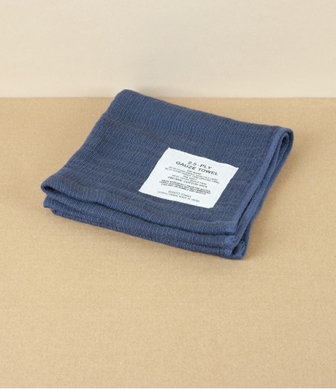 Japanese Shinto Gauze Wash Cloth, Navy