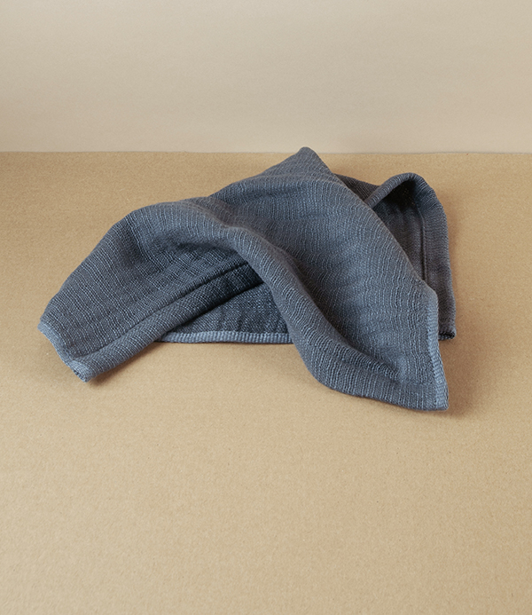 Japanese Shinto Gauze Wash Cloth, Grey
