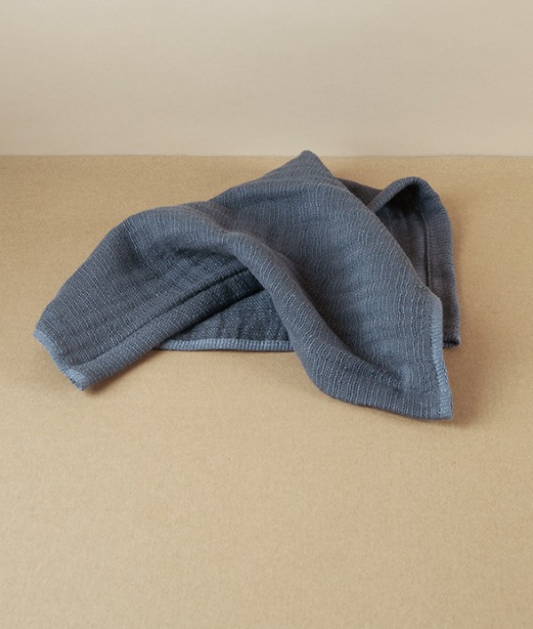 Japanese Shinto Gauze Wash Cloth, Grey