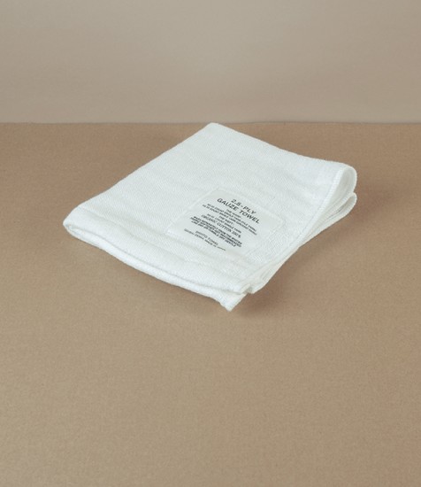 Japanese Shinto Gauze Wash Cloth, White