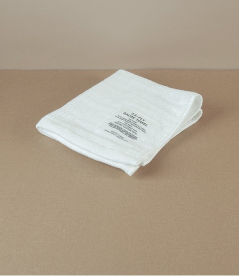 Japanese Shinto Gauze Wash Cloth, White