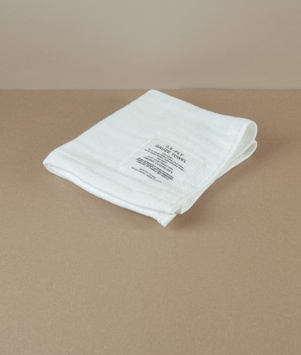 Japanese Shinto Gauze Wash Cloth, White